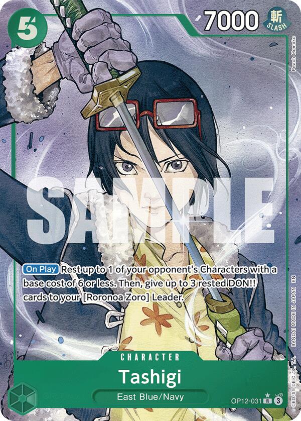#OP12-031 Tashigi (Alternate Art)
