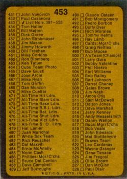 Card back