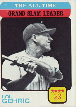 The All-Time Grand Slam Leader - Lou Gehrig