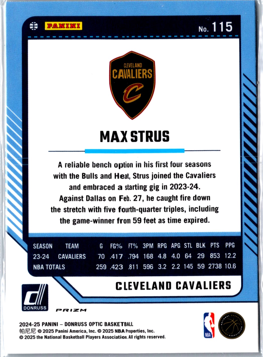 Card back