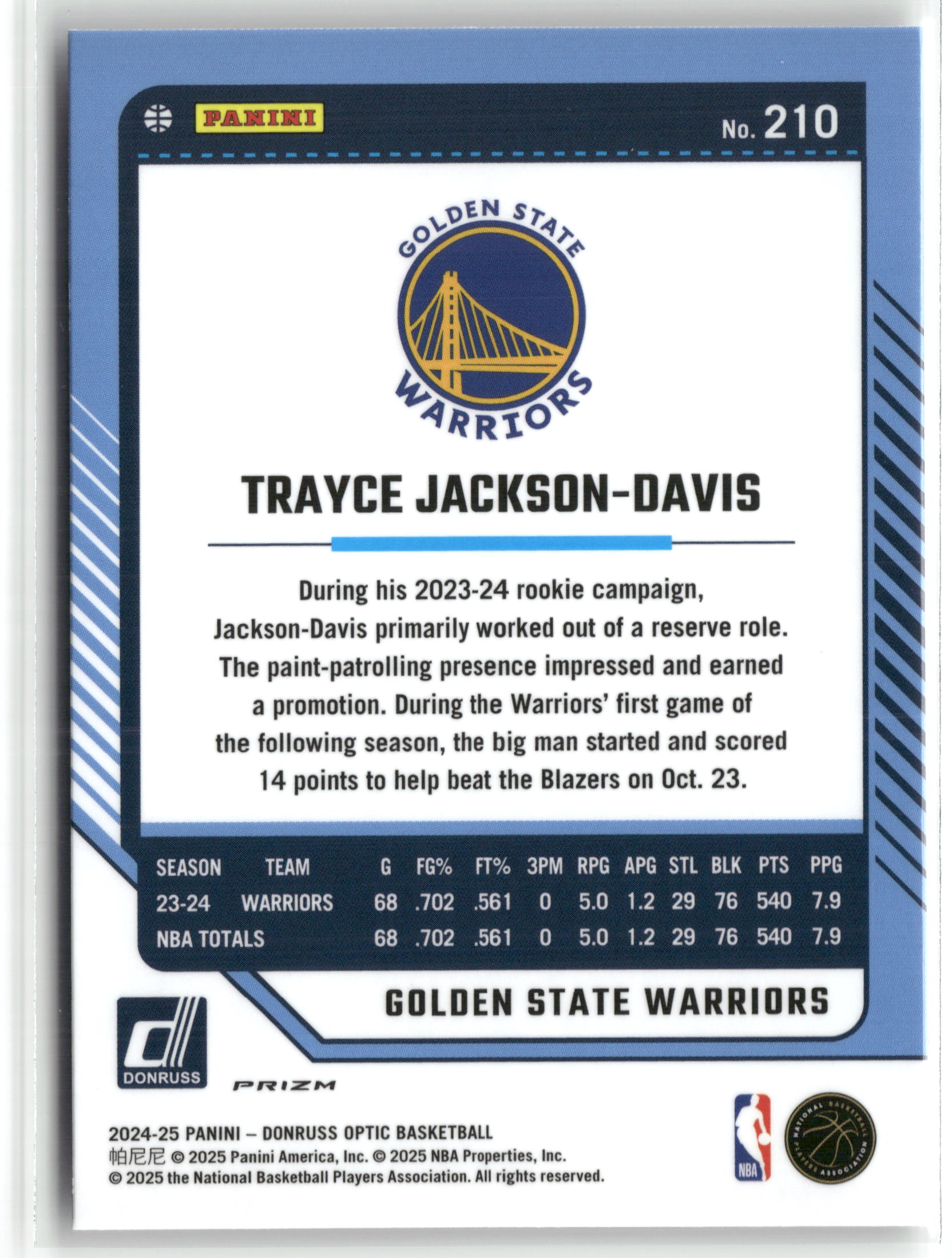 Card back