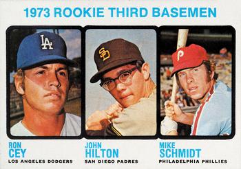 1973 Rookie Third Basemen (Ron Cey / John Hilton / Mike Schmidt)