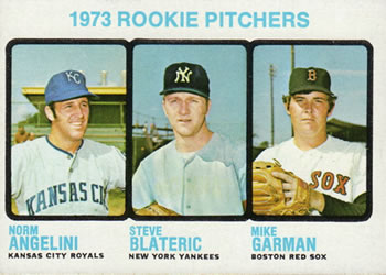 1973 Rookie Pitchers (Norm Angelini / Steve Blateric / Mike Garman)