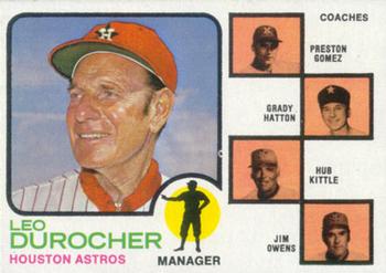Astros Field Leaders (Leo Durocher / Preston Gomez / Grady Hatton / Hub Kittle / Jim Owens)