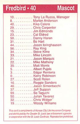 Card back