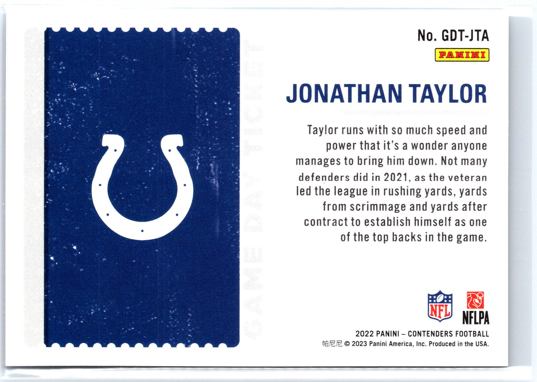 Card back