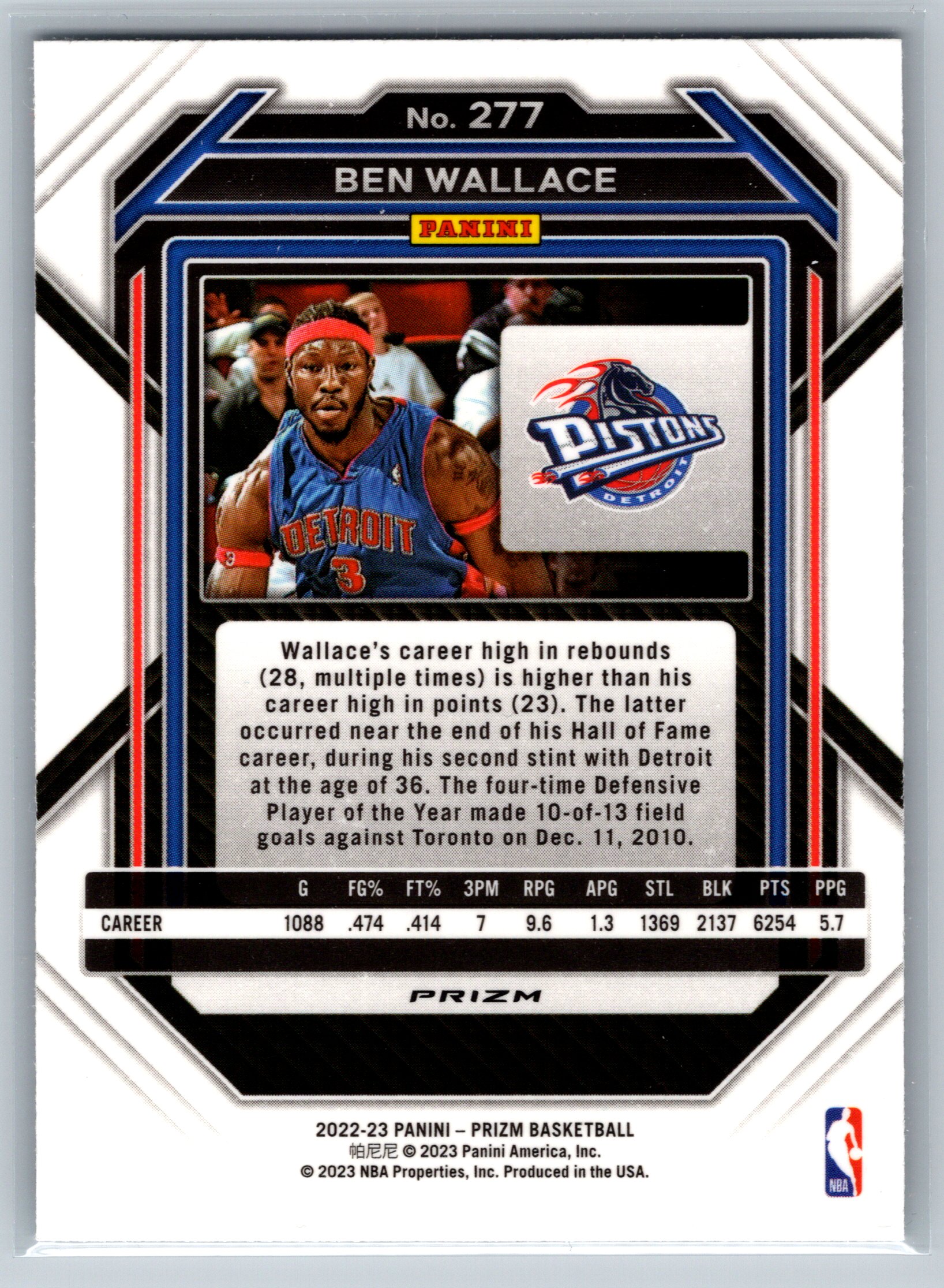 Card back