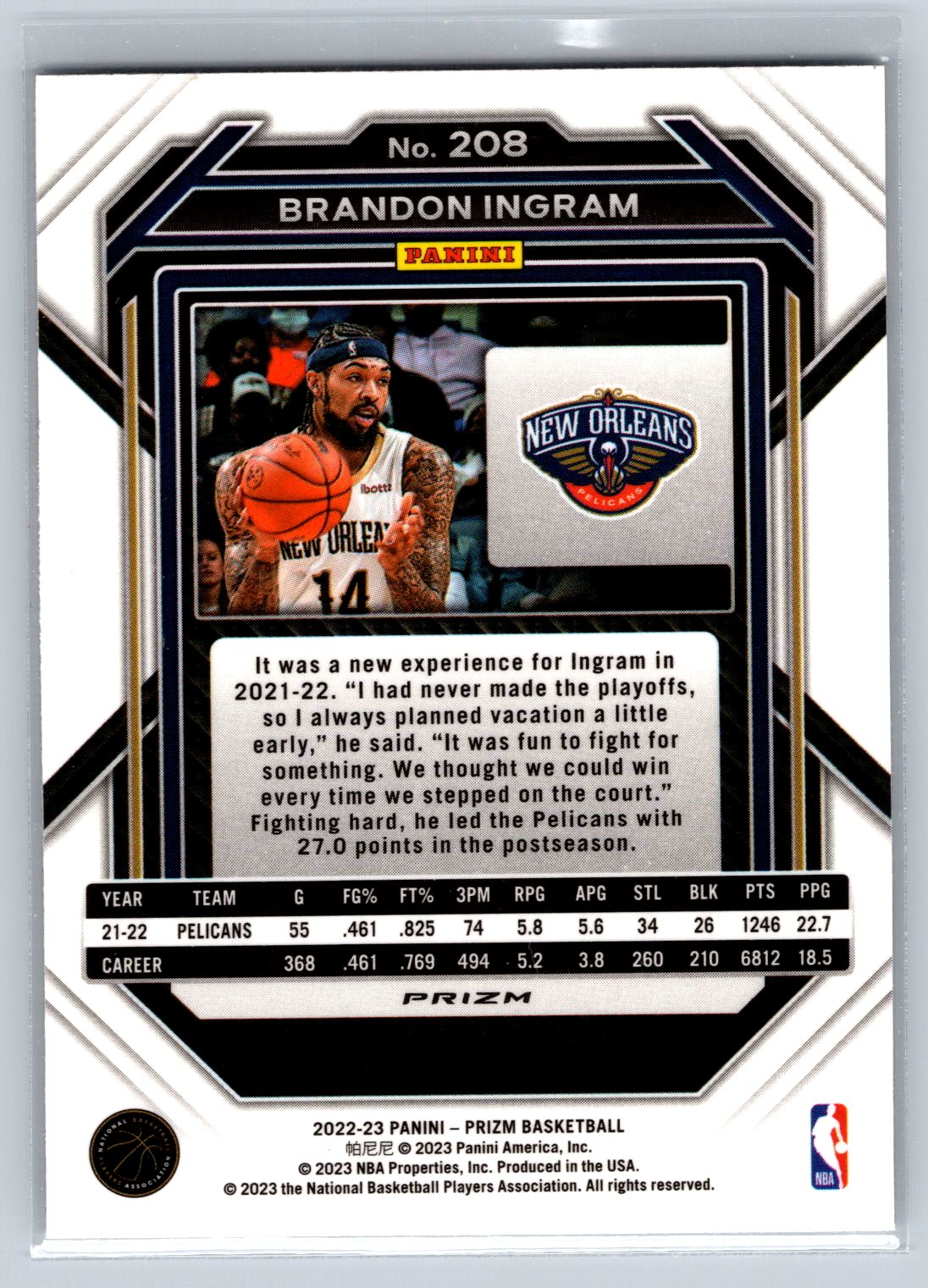 Card back