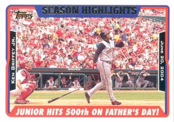 Junior Hits 500th On Father's Day!