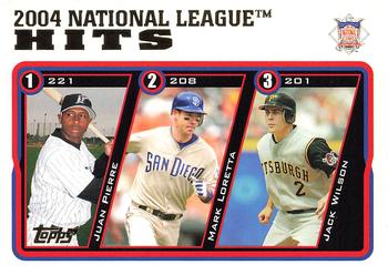 2004 National League Hits (Juan Pierre / Mark Loretta / Jack Wilson)