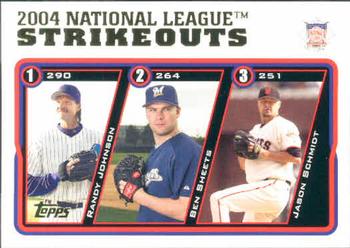 2004 National League Strikeouts (Randy Johnson / Ben Sheets / Jason Schmidt)