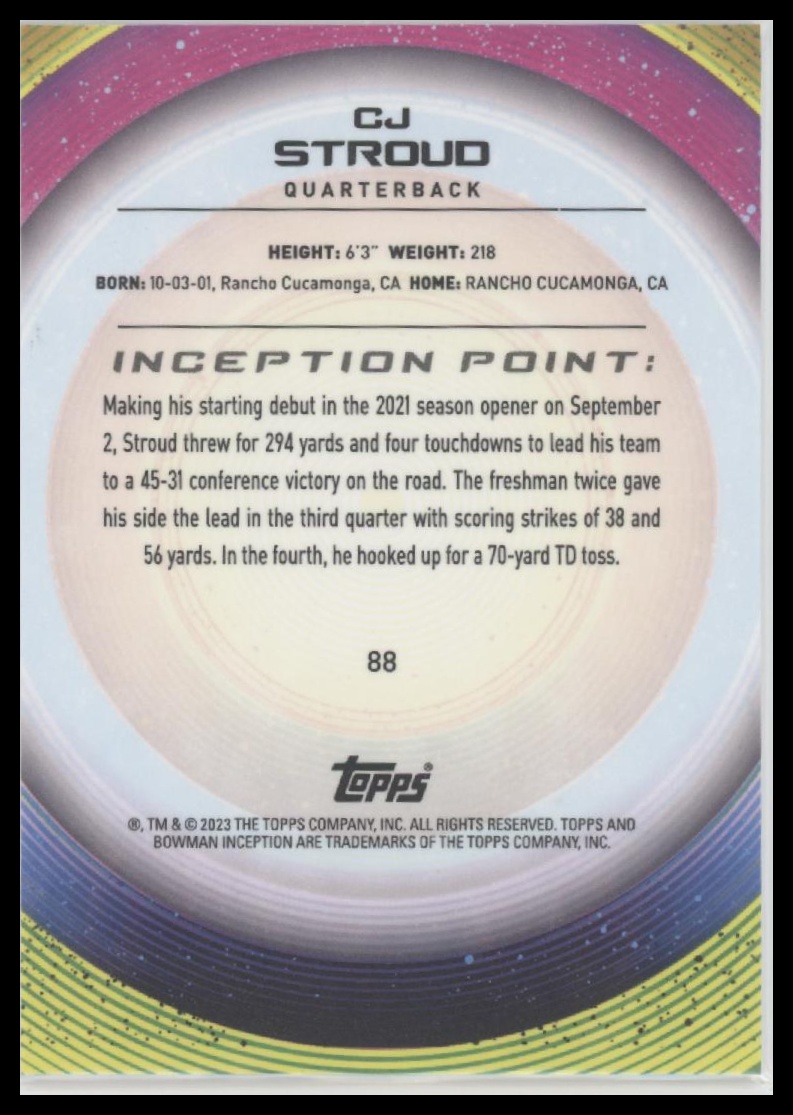 Card back