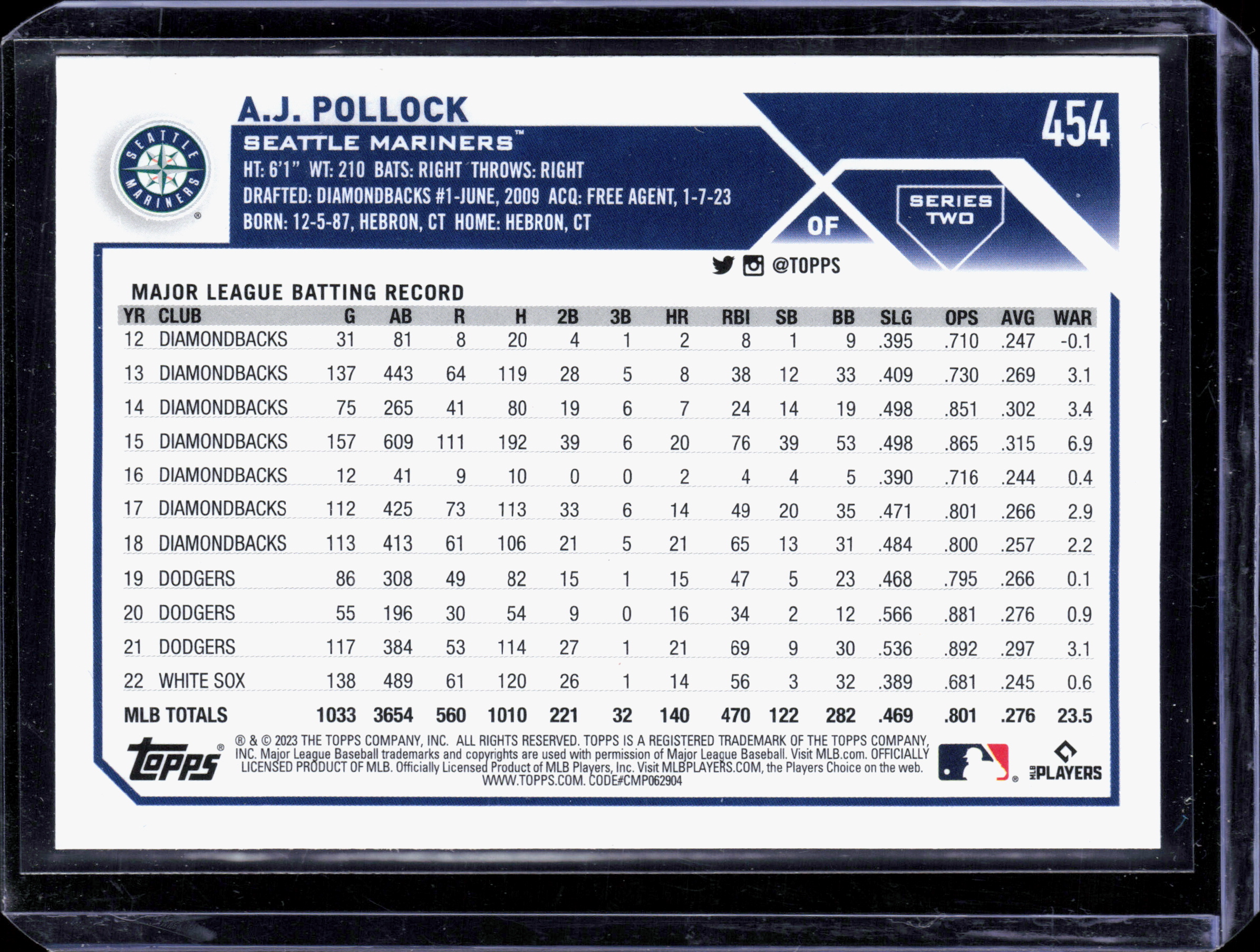 Card back