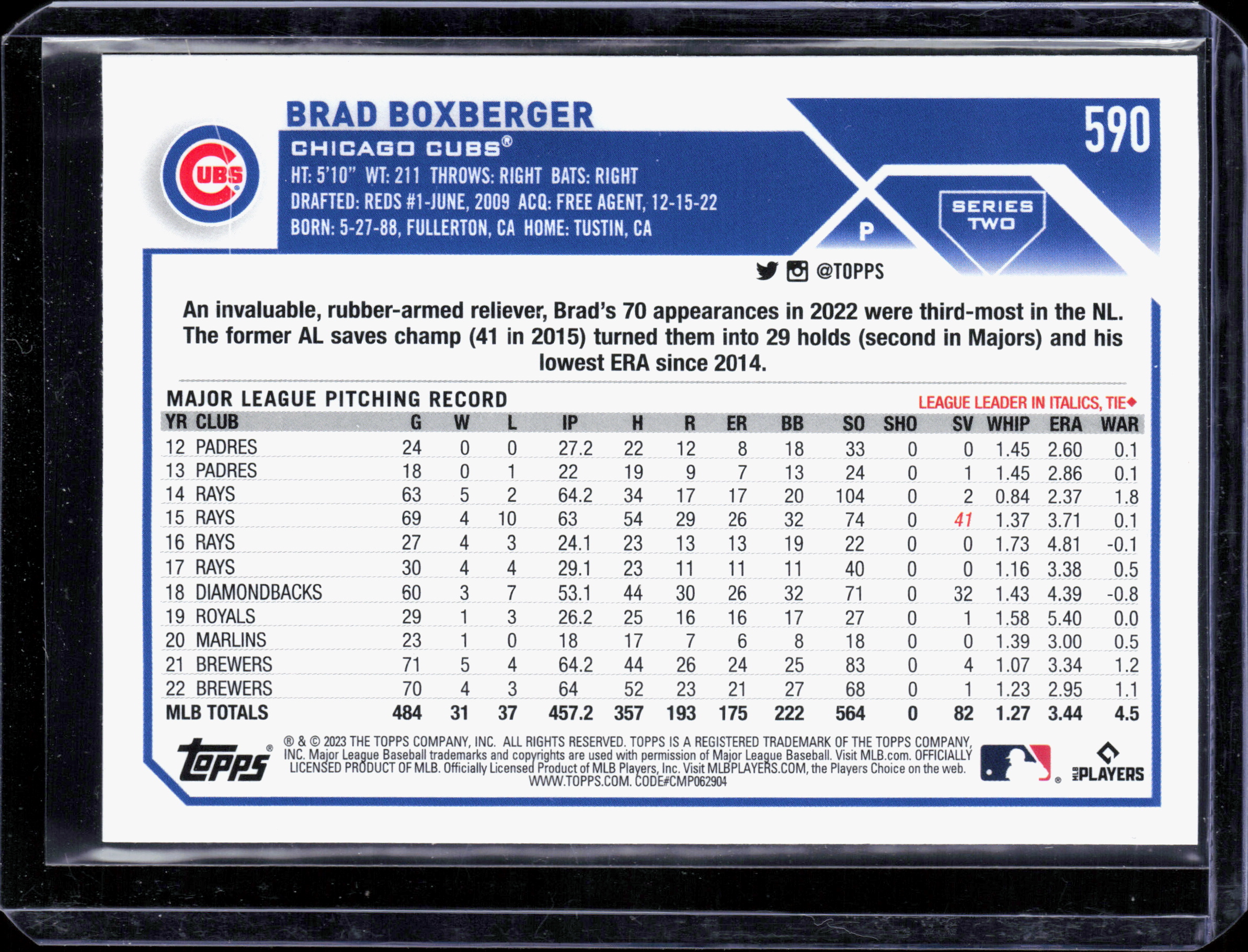 Card back