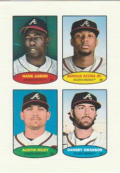 Hank Aaron / Ronald Acuña Jr. / Austin Riley / Dansby Swanson