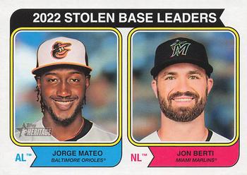 2022 Stolen Base Leaders (Jorge Mateo / Jon Berti)