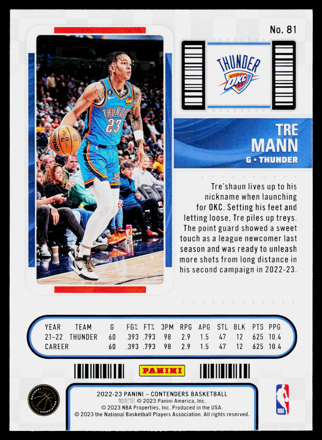 Card back