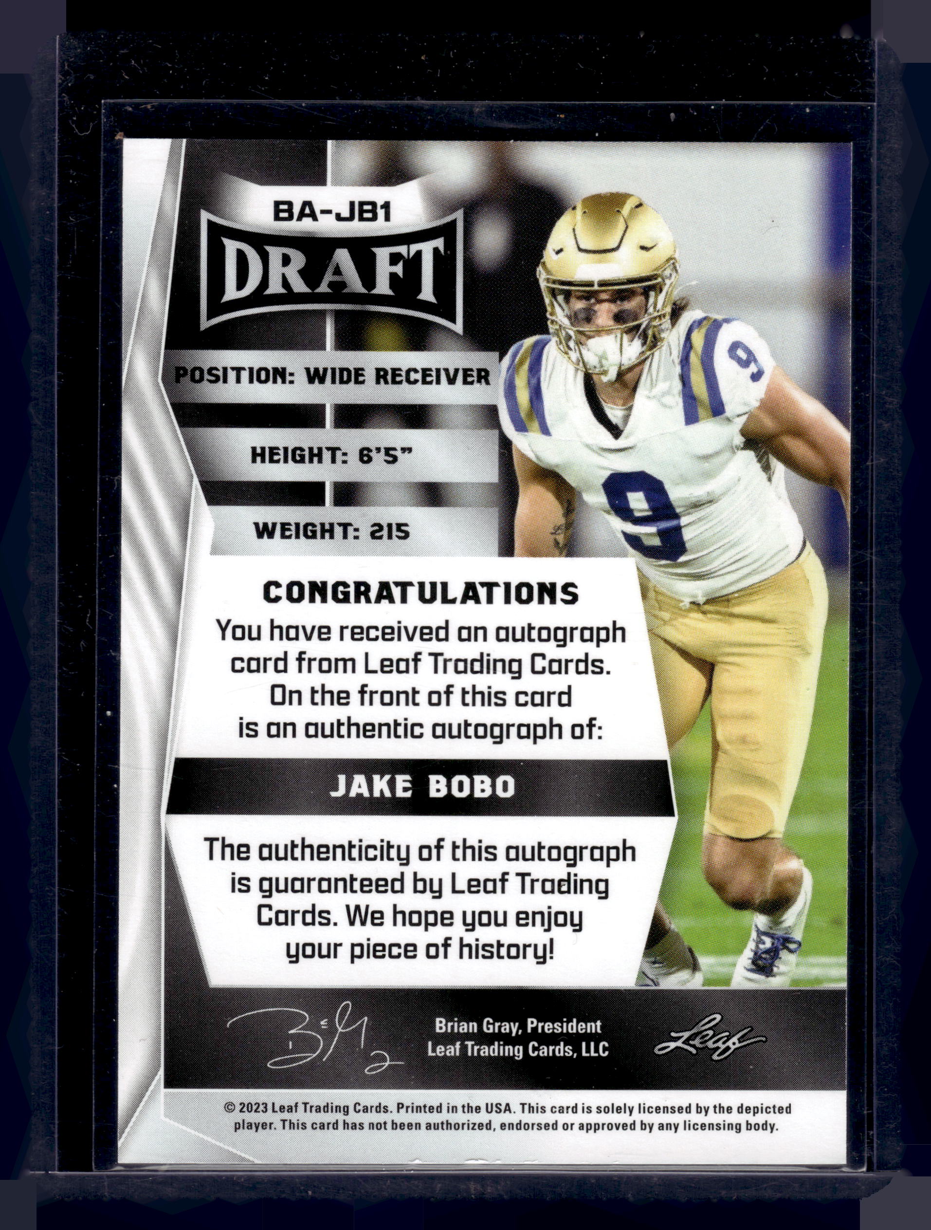 Card back