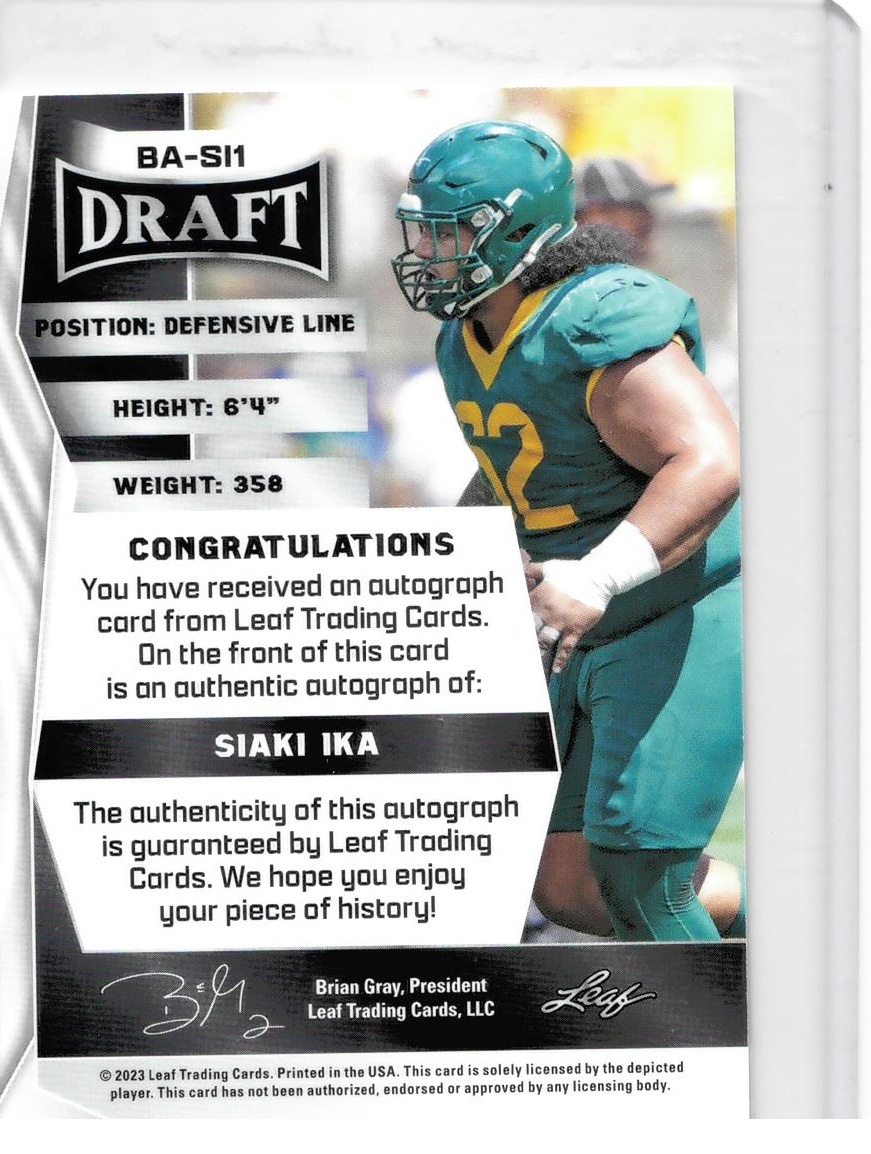 Card back