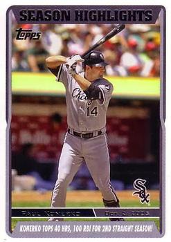 Konerko tops 40 HR, 100 RBI For 2nd straight season!