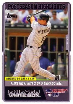 Pierzynski Hist 2 of 5 Chicago HRs!