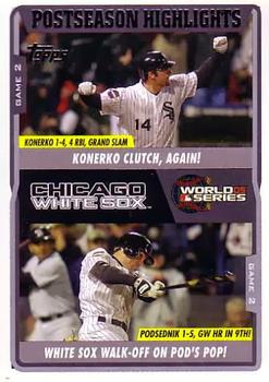 Konerko Clutch, Again! / White Sox Walk-off on Pod's Pop!