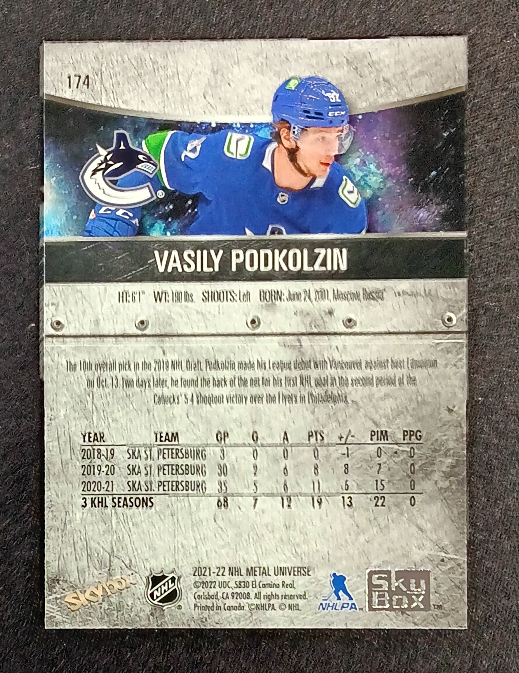 Card back