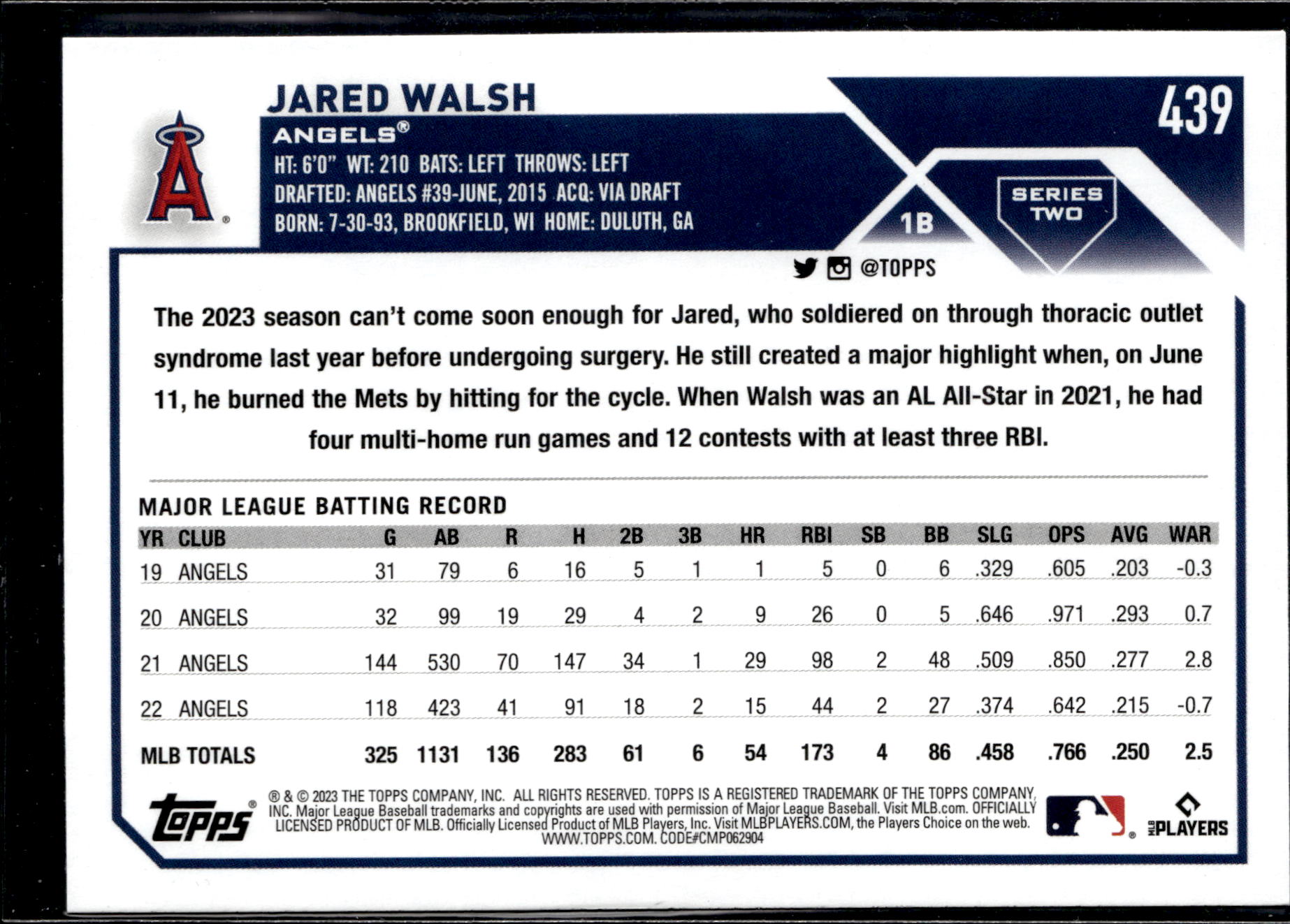 Card back