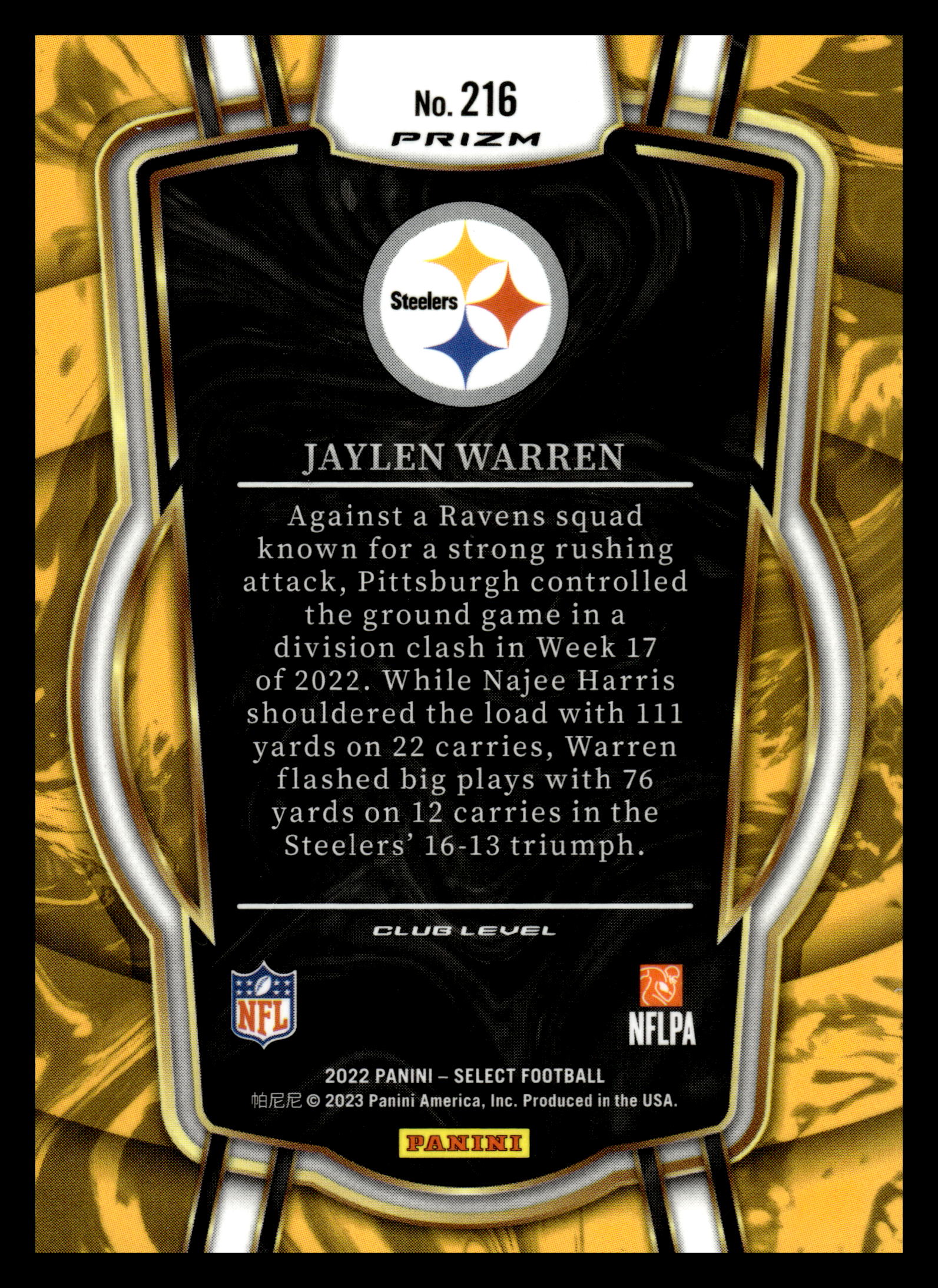 Card back