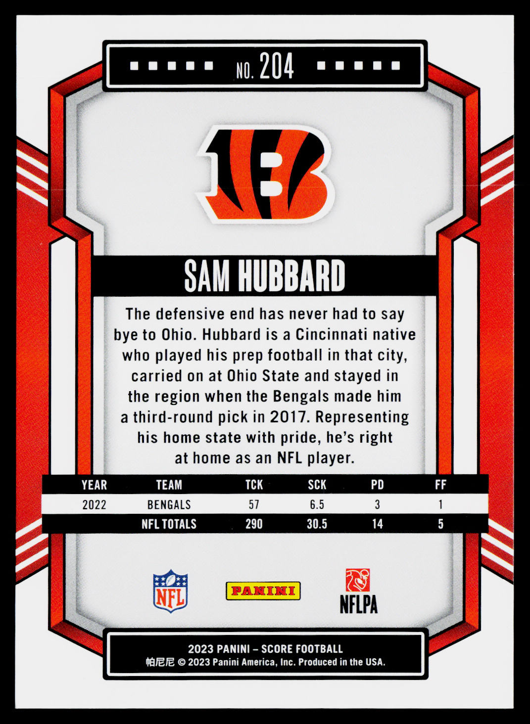 Card back