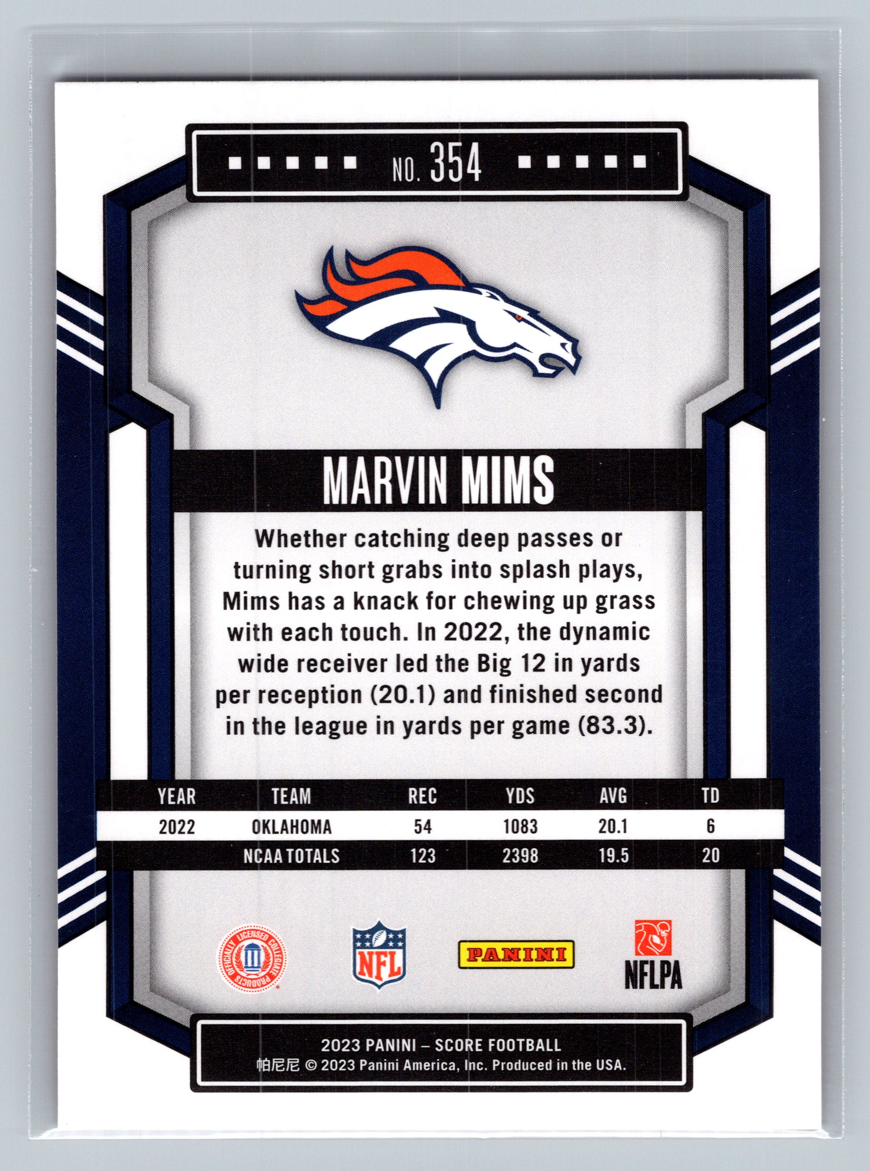 Card back
