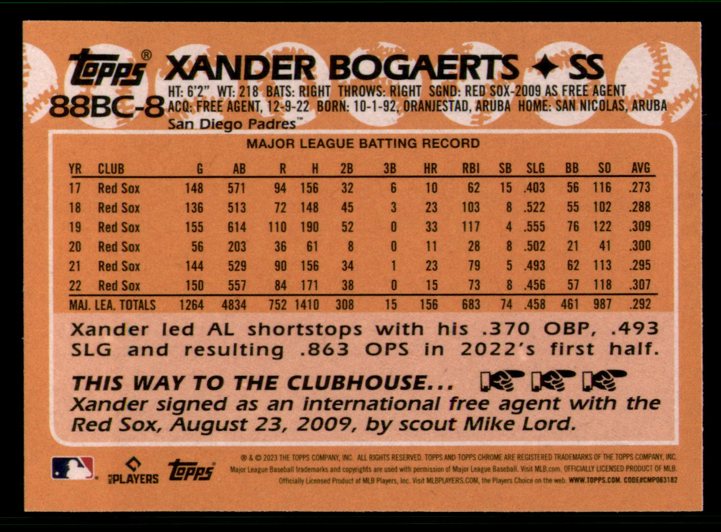 Card back