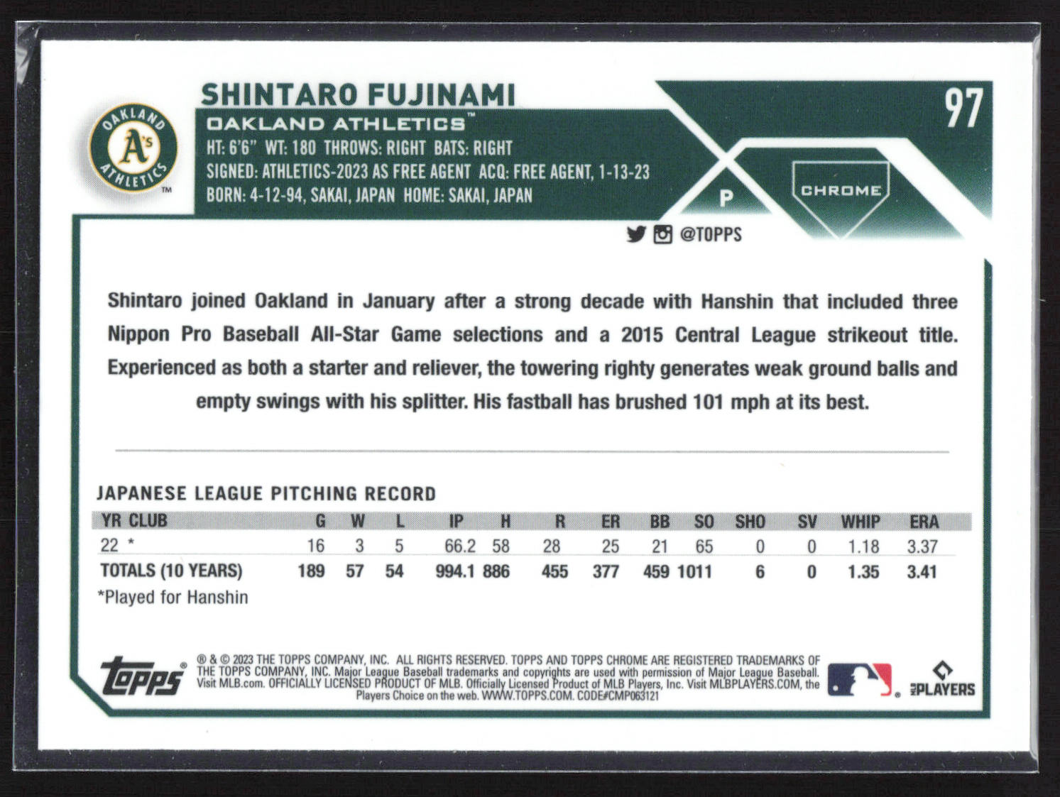 Card back