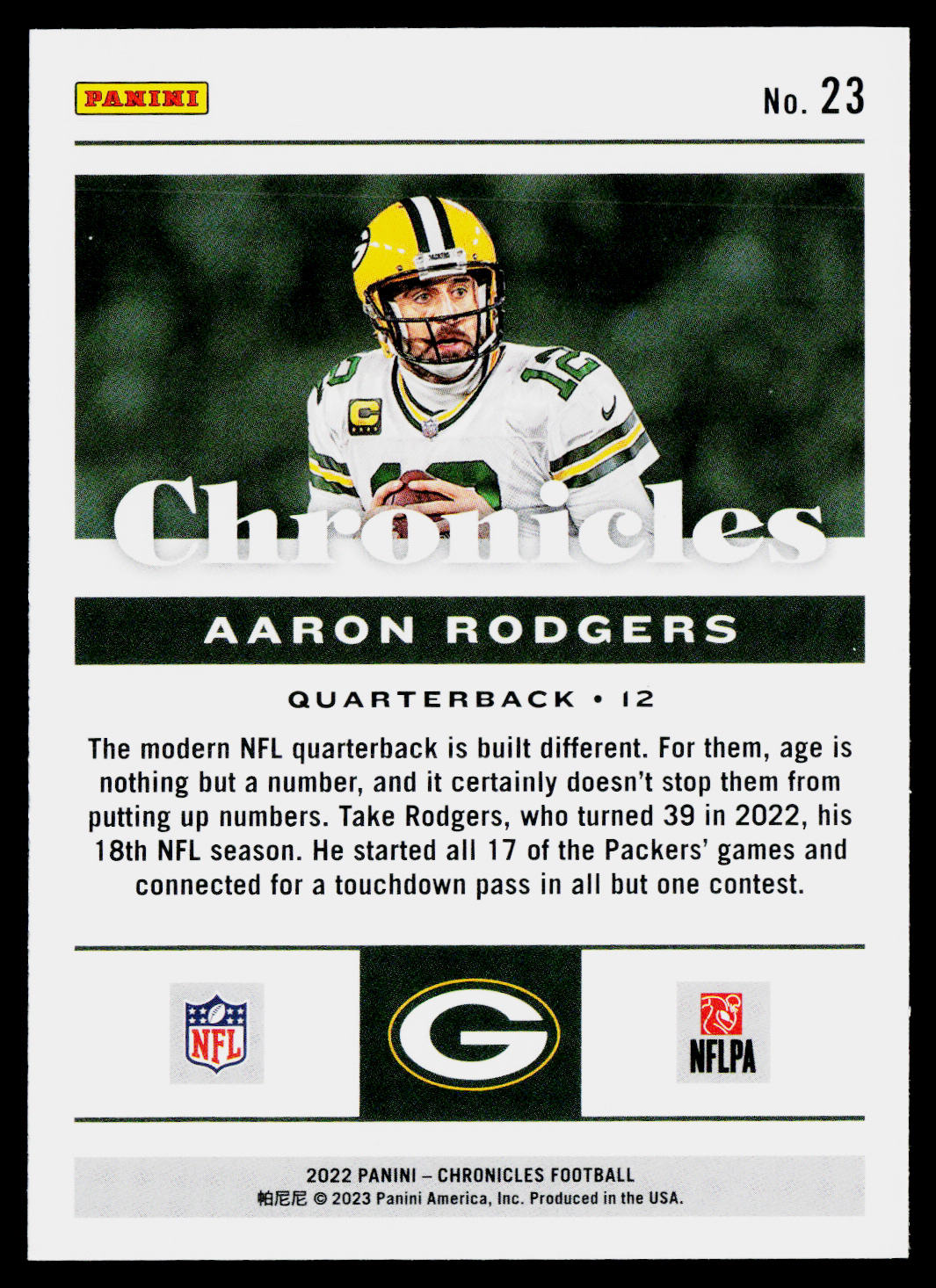 Card back