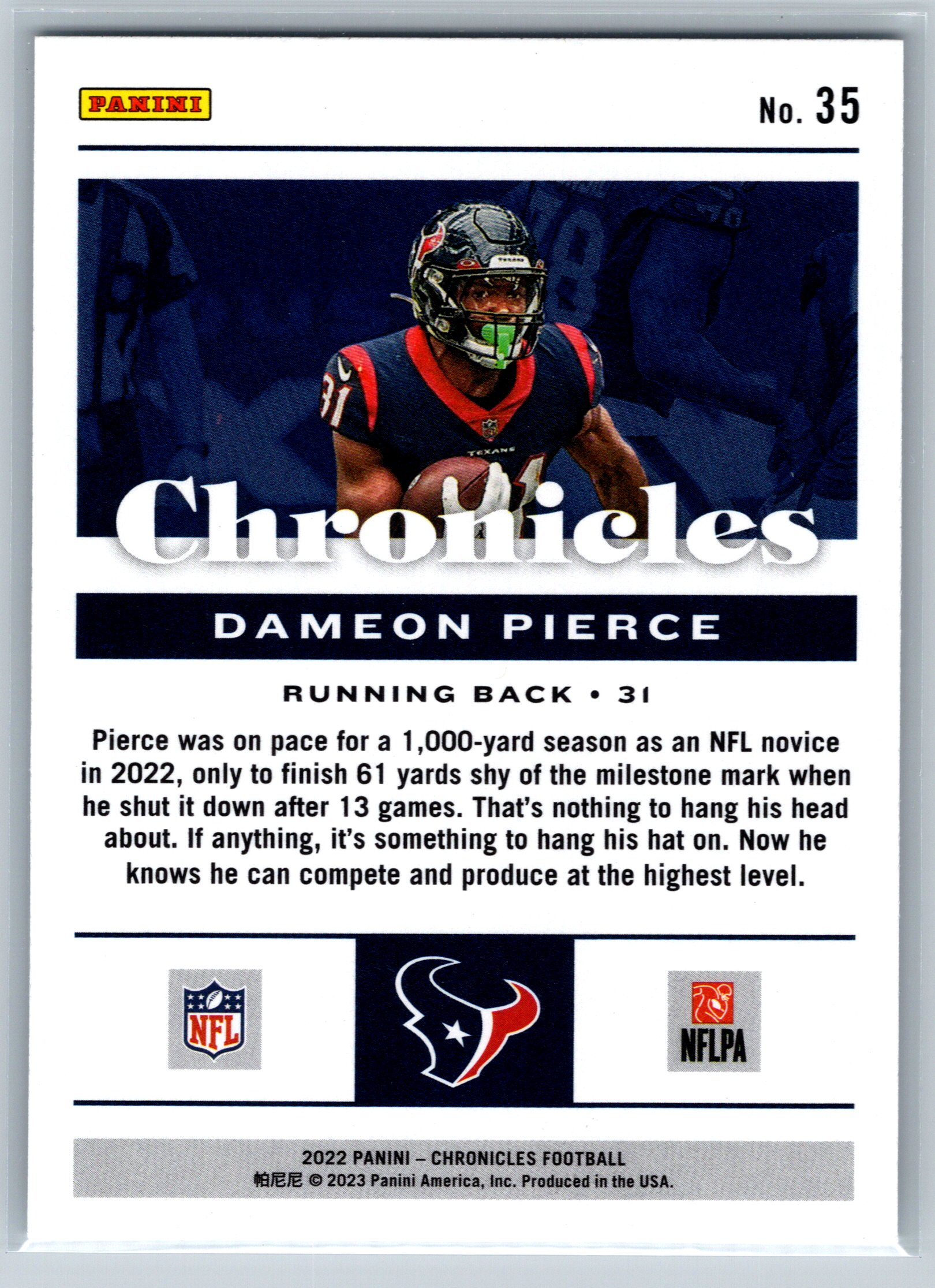 Card back