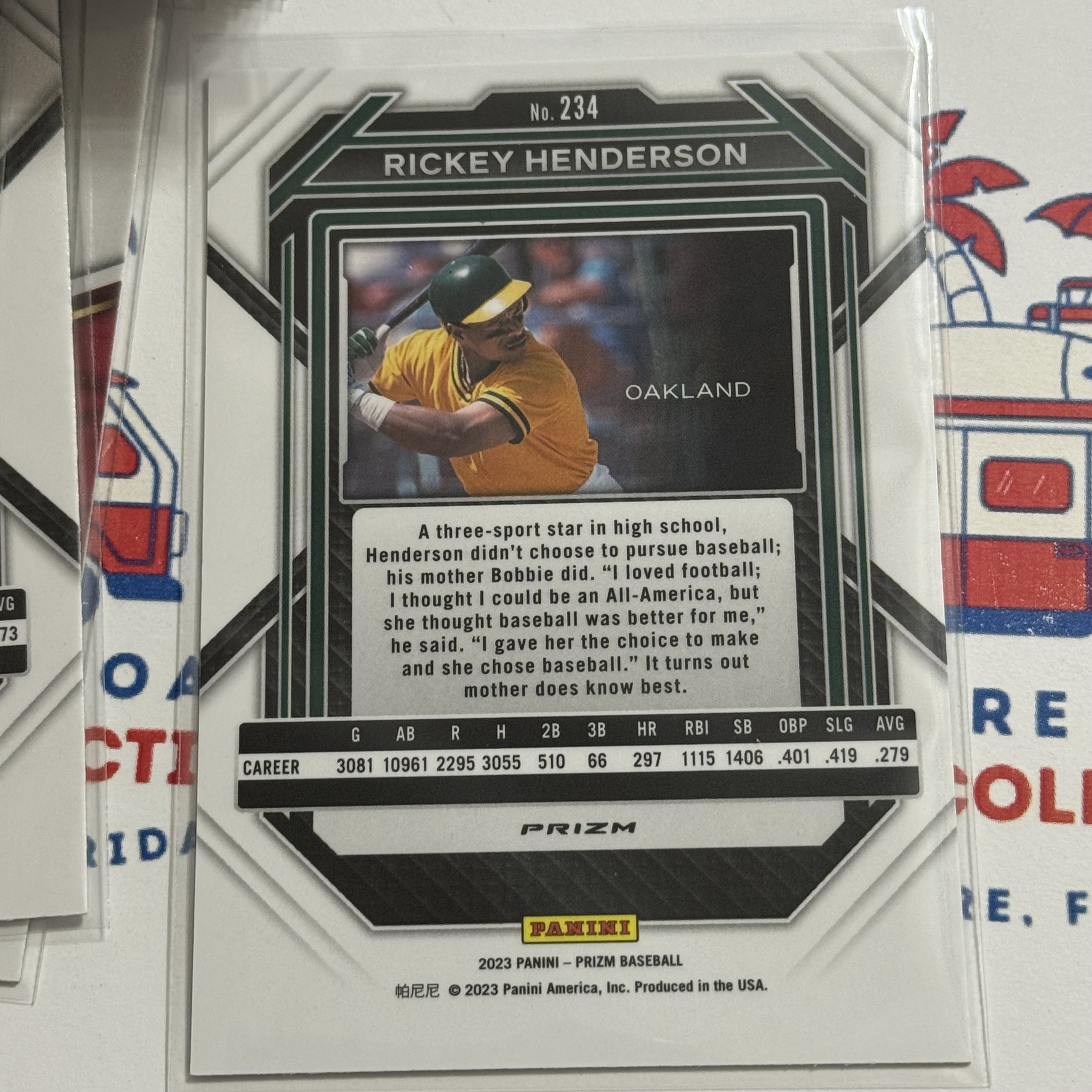 Card back