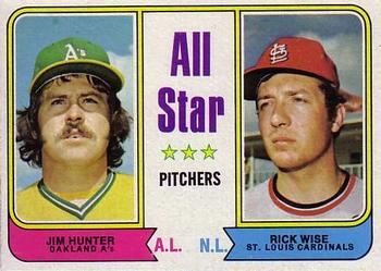All-Star Pitchers (Jim Hunter / Rick Wise)