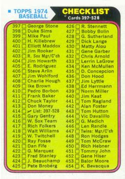 Checklist: 397-528