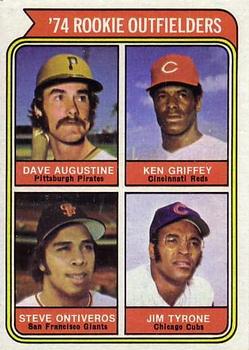 1974 Rookie Outfielders (Dave Augustine / Ken Griffey / Steve Ontiveros / Jim Tyrone)