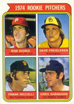 1974 Rookie Pitchers (Ron Diorio / Dave Freisleben / Frank Riccelli / Greg Shanahan)