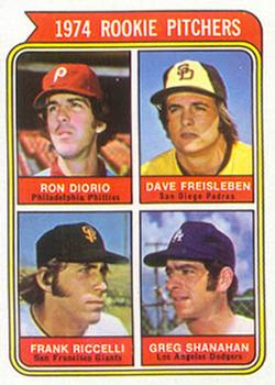 1974 Rookie Pitchers (Ron Diorio / Dave Freisleben / Frank Riccelli / Greg Shanahan)