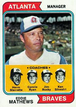 Braves Field Leaders (Eddie Mathews / Herm Starrette / Connie Ryan / Jim Busby / Ken Silvestri)