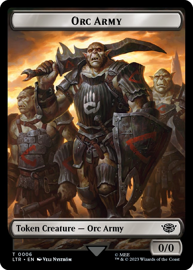 Orc Army (0006) // Orc Army (0005) Double-Sided Token