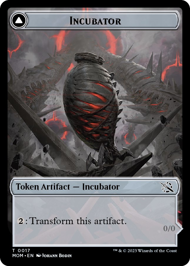 Incubator (0017) // Phyrexian (0017) Double-Sided Token