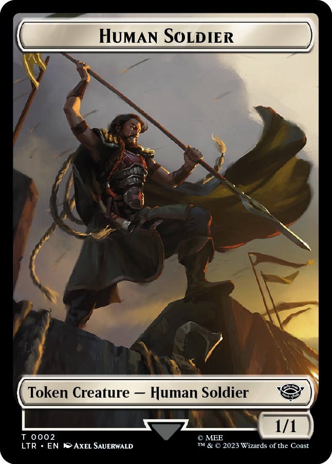 Human Soldier (0002) // Food (0011) Double-Sided Token