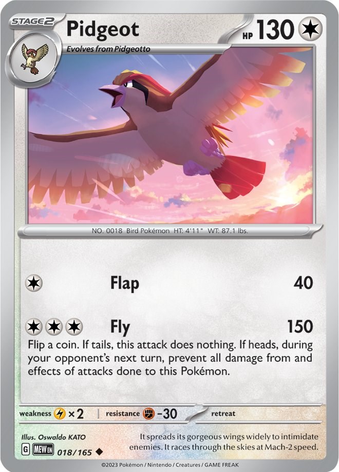 #018/165 Pidgeot