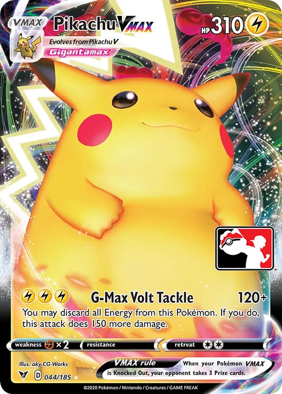 #044/185 Pikachu VMAX