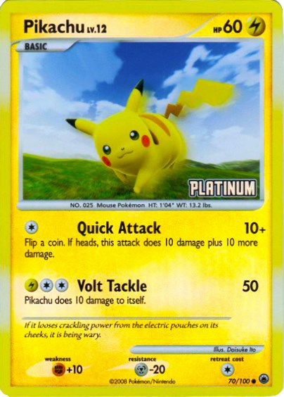 #070/100 Pikachu