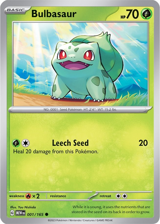 #001/165 Bulbasaur