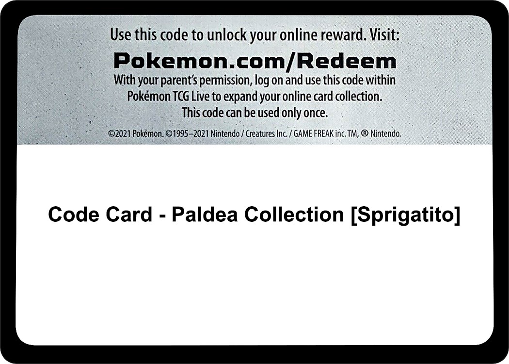Code Card Paldea Collection [Sprigatito]